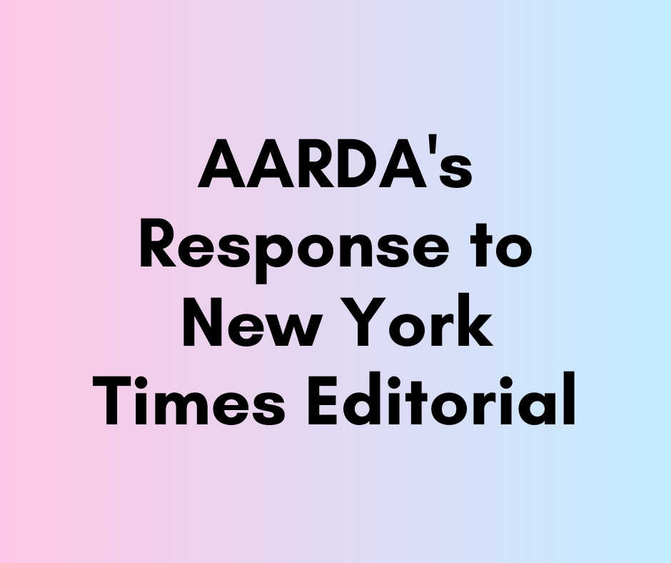 Aardas Response To New York Times Editorial