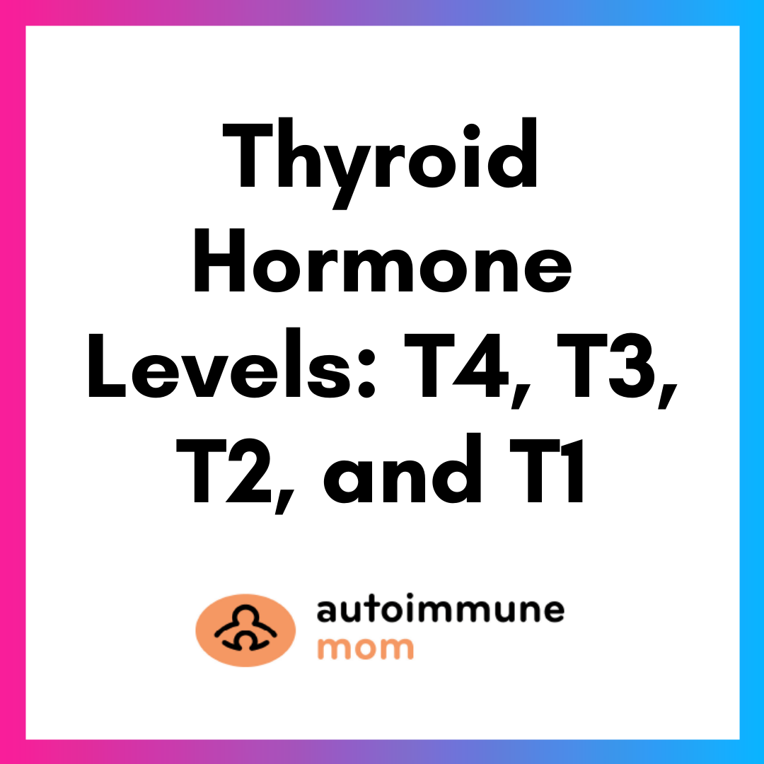 Am Thyroid Hormone Levels T T T And T