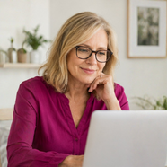 woman on laptop